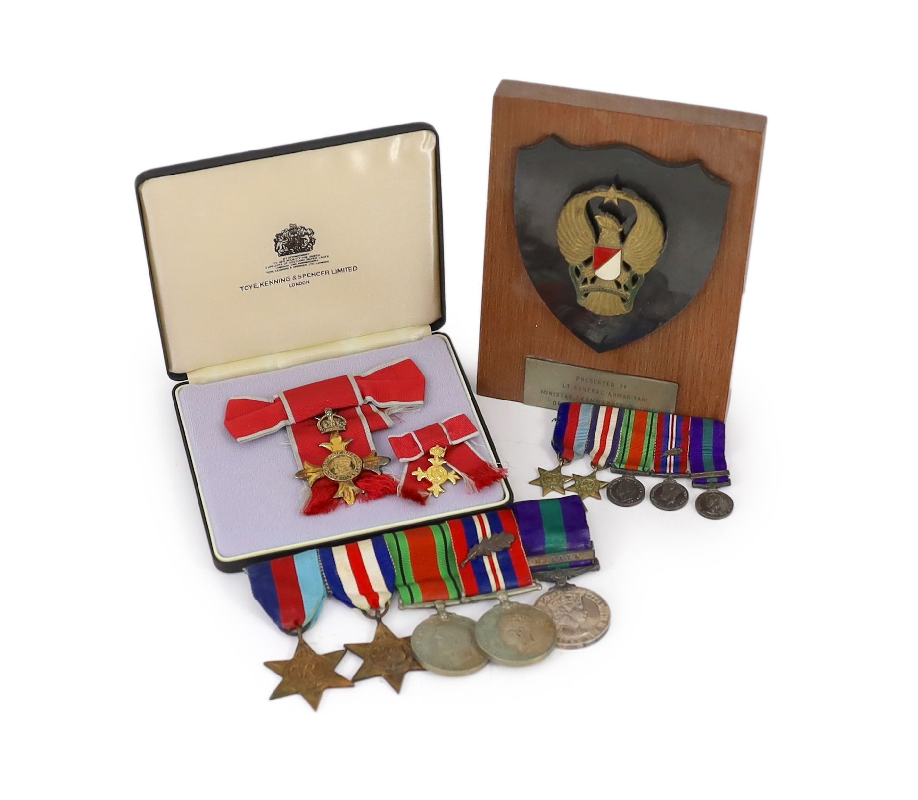 A WW2 group of five medals to Major J.A.B.Darlington R.E